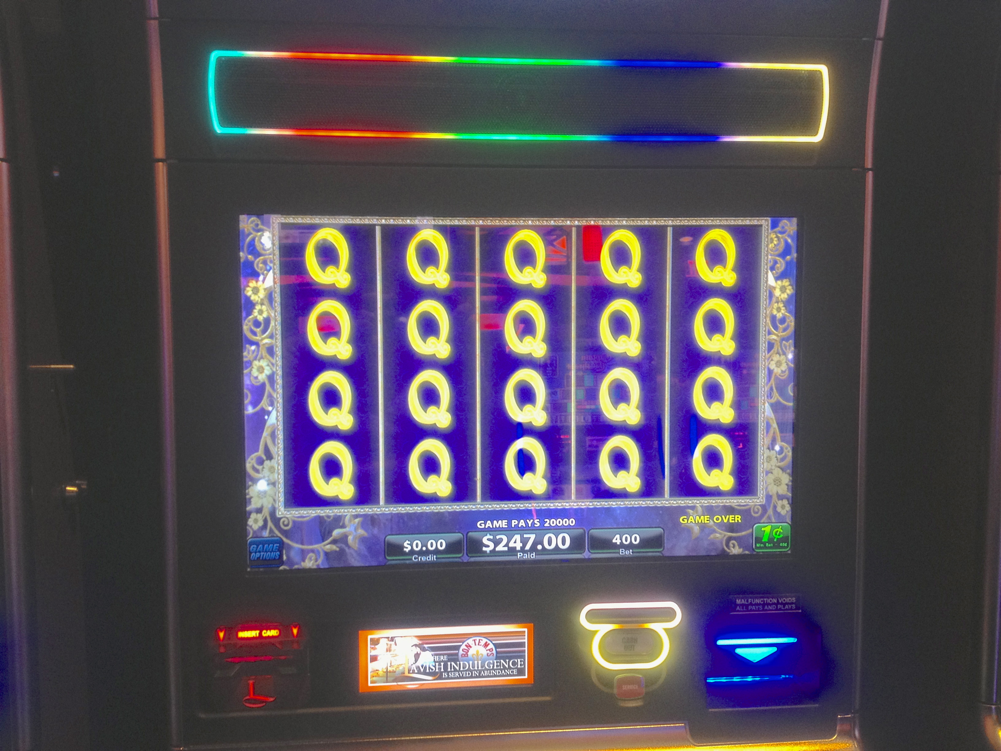 Slot machine winner!