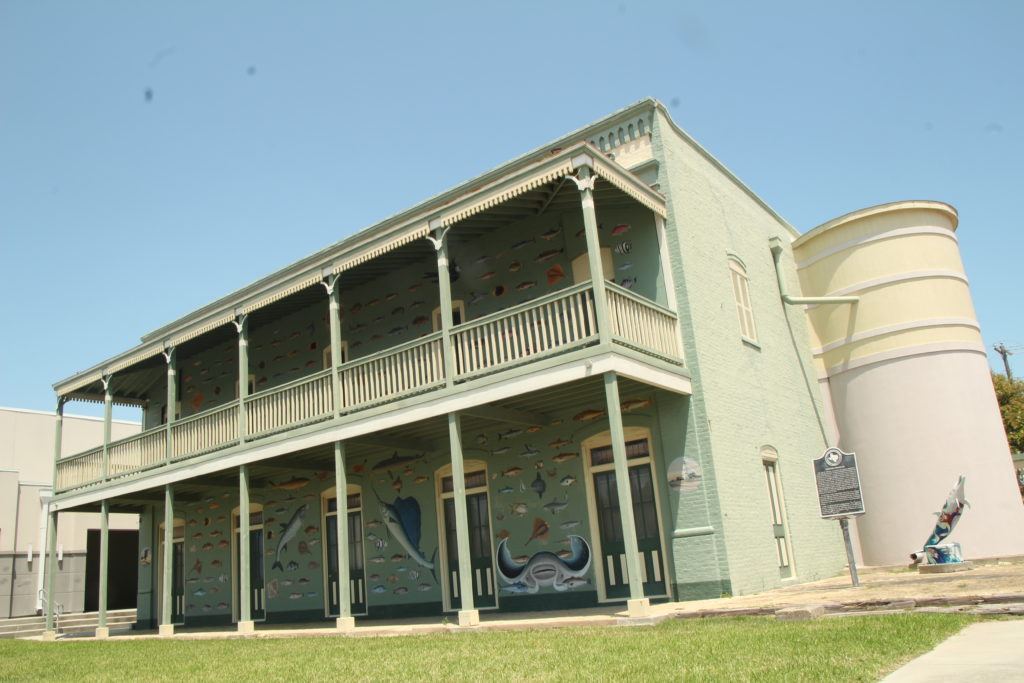 The Champion Building, site of the Port Isabel Historical Museum, on June 16