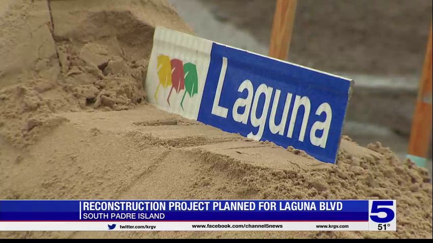 Reconstruction project planned for Laguna Boulevard on South Padre Island